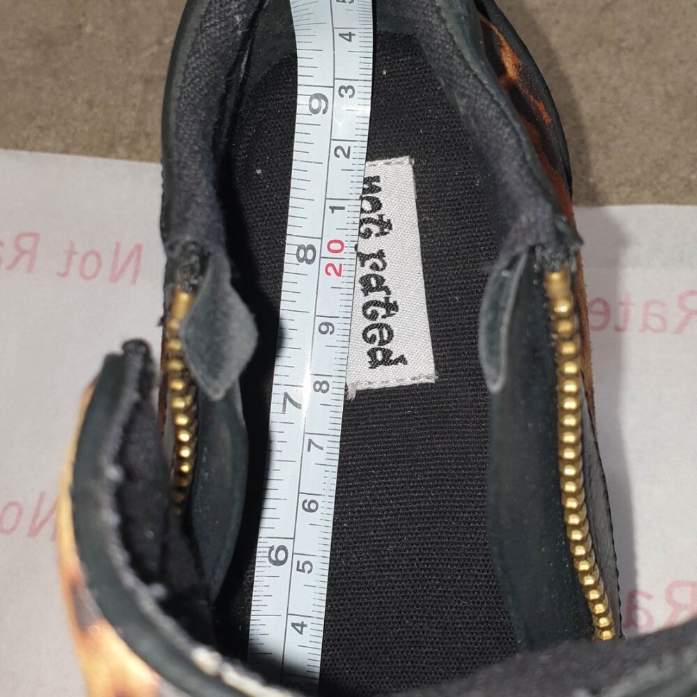 Not Rated Leopard Print Wedge Sneakers - Picture 5 of 5